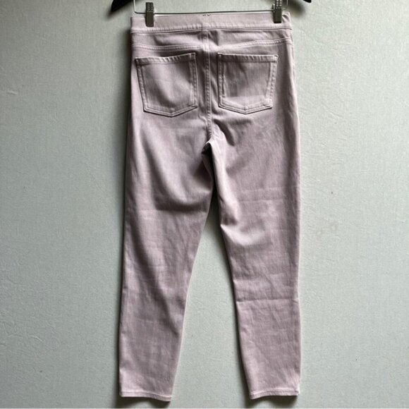 Spanx high waisted pull on lavender jeans Sz M/ 8 - Picture 4 of 9
